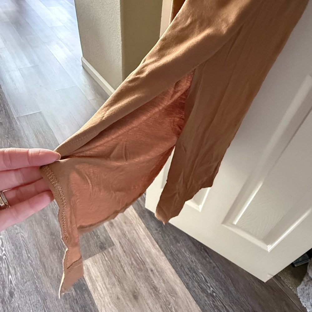 PACT Organic Cotton Long Dress Brown Sugar XXL - Picture 6 of 9